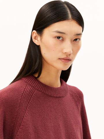 Pull-over ARMEDANGELS en rouge : devant