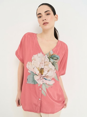 Camomilla Italia Blouse 'Bonnie' in Roze: voorkant