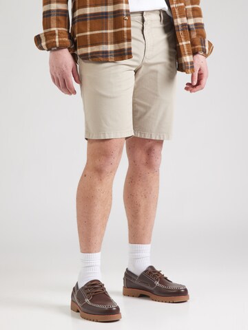 Regular Pantalon chino 'BARI' BRAX en beige : devant