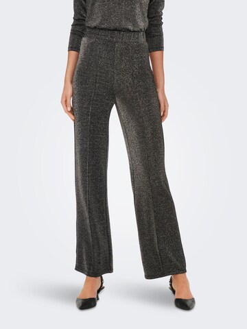 JDY Regular Trousers 'Lea' in Black: front