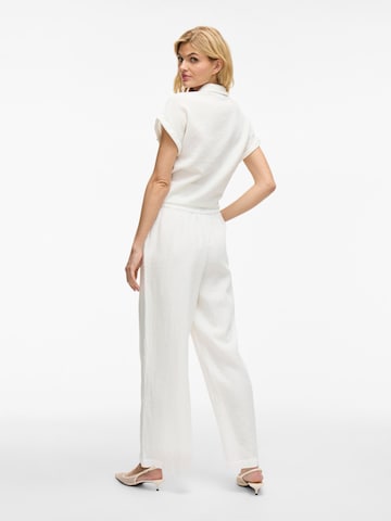 VILA Wide leg Broek 'VILania' in Wit