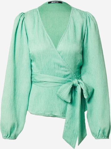 Chemisier 'Moa' Gina Tricot en vert : devant