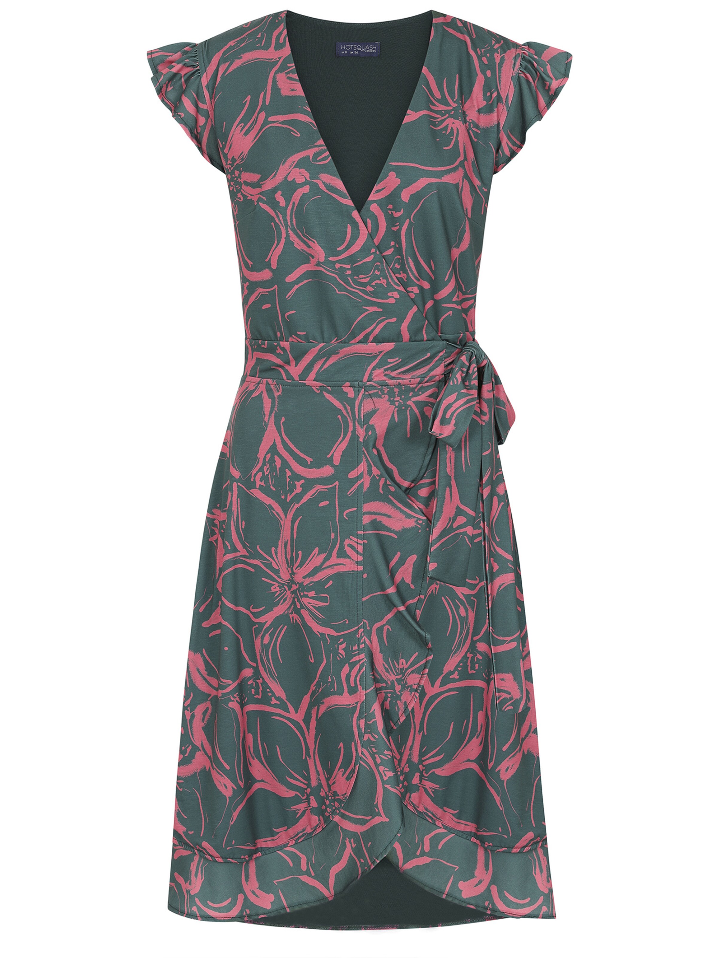 HotSquash Καλοκαιρινό φόρεμα σε μπλε: μπροστά