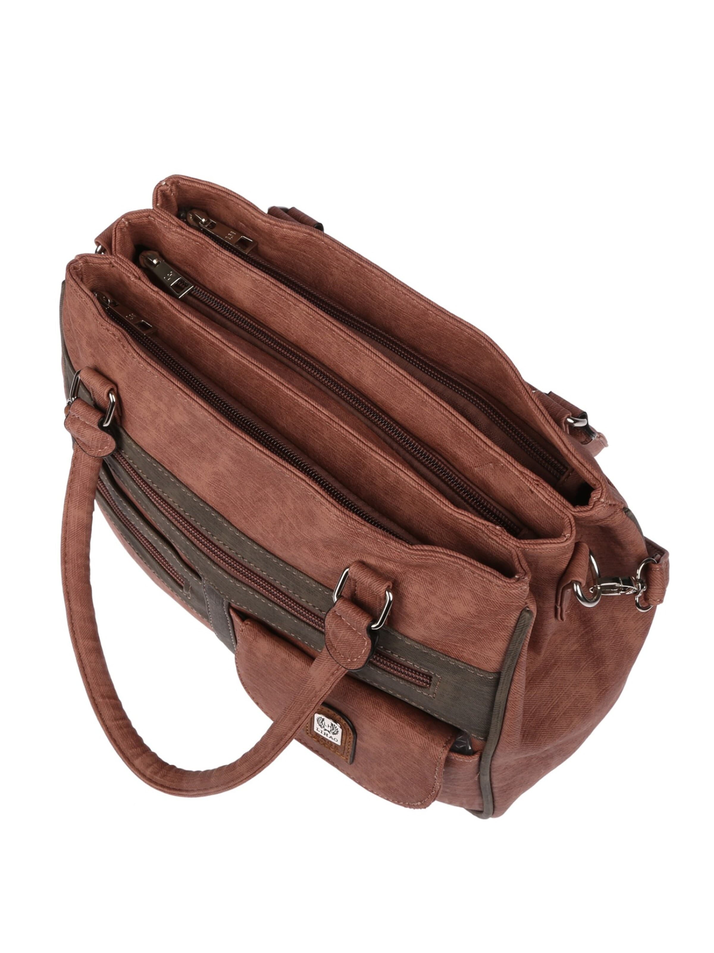 Christian Wippermann Handtasche 'Große Damen Tasche Umhängetasche Schultertasche'‌‌‌‌ in Pink