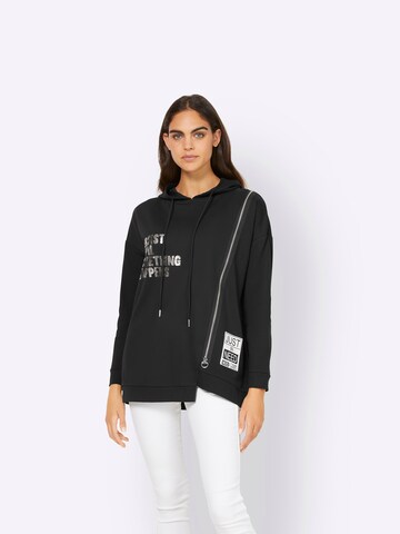 heine Sweatshirt in Schwarz