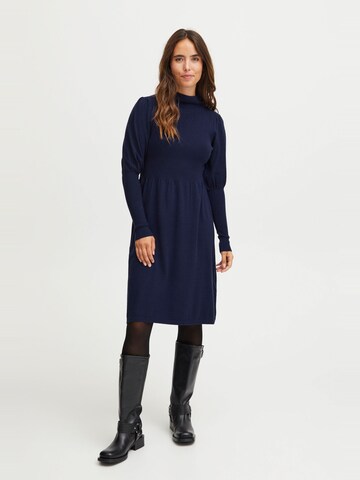 Fransa - Vestido de malha ' DEDINA ' em azul