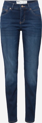 MAC Slimfit Jeans in Blauw: voorkant