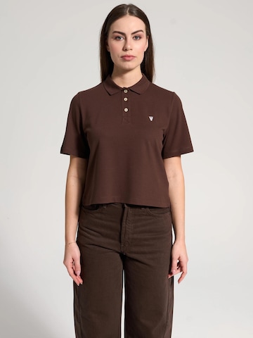 NOWIHT T-shirt 'Brigitte' i brun