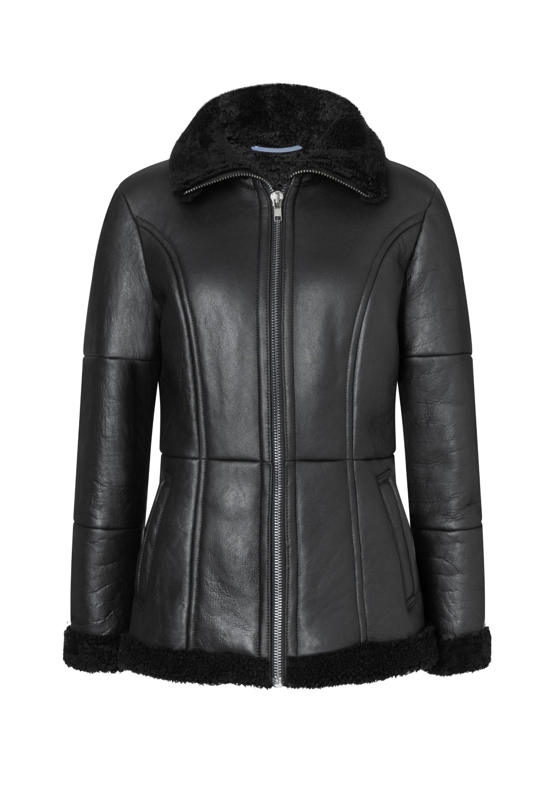 Valcuer 1887 Between-Season Jacket 'Alma VC' in Black: front