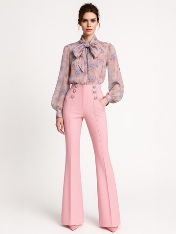 Rua & Rua Flared Hose in Pink