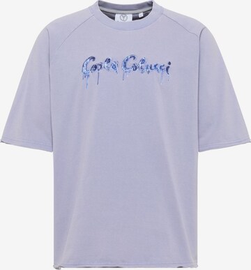 Carlo Colucci Тениска 'Elzenbaum' в лилав: отпред