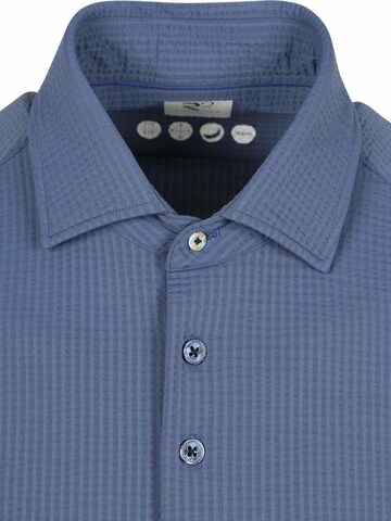 R2 Amsterdam Regular fit Button Up Shirt in Blue