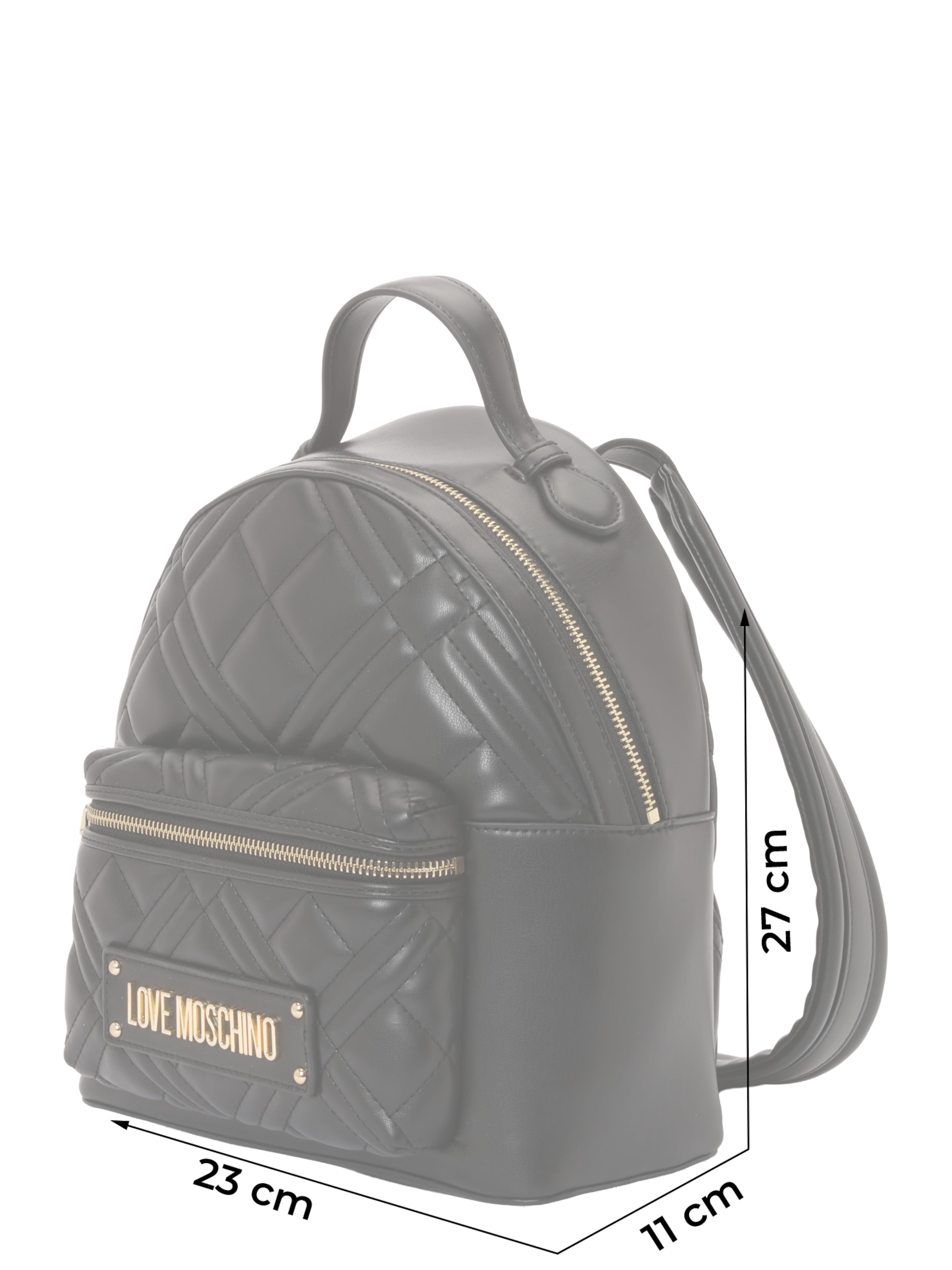 Sac à dos 'ZAINO' Love Moschino en noir