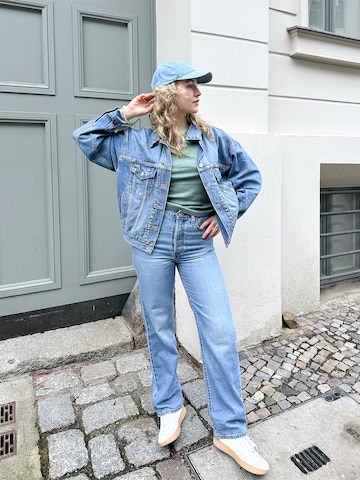 LEVI'S ®regular Traperice 'Ribcage Straight Ankle Jeans' - plava boja