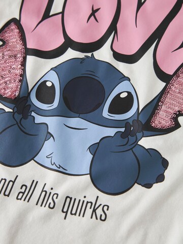 NAME IT Overdel 'Stitch' i hvid