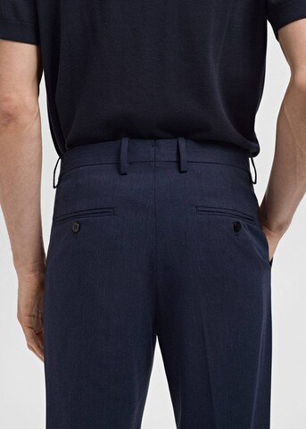 MANGO MAN Regular Hose 'Monaco' in Blau