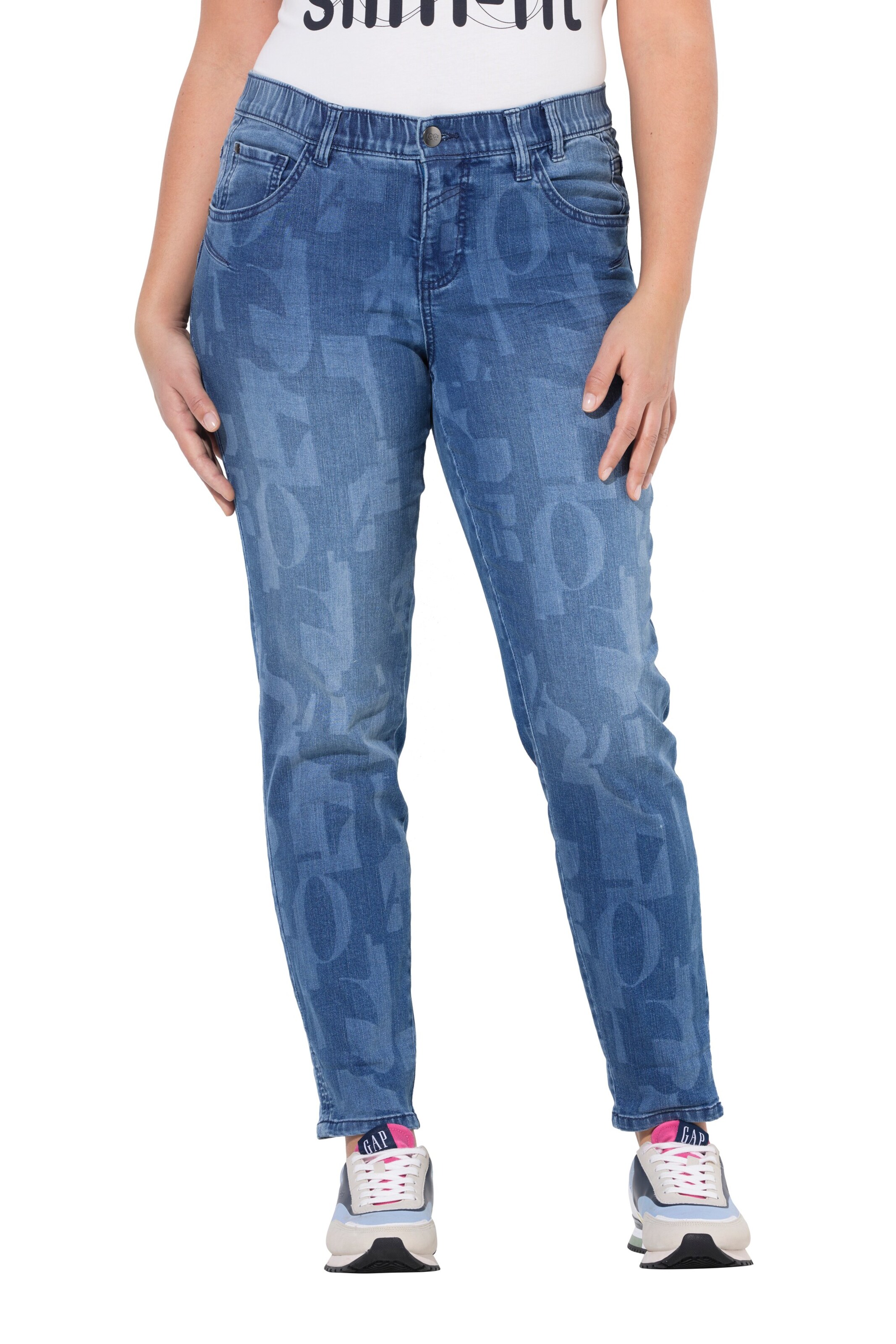 LAURASØN Regular Jeans in Blauw: voorkant