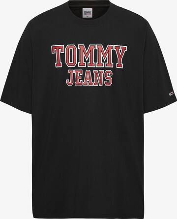 Tommy Jeans Plus Shirt in Schwarz: predná strana