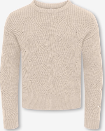 ONLY GIRLS Pullover in Beige: Vorderseite