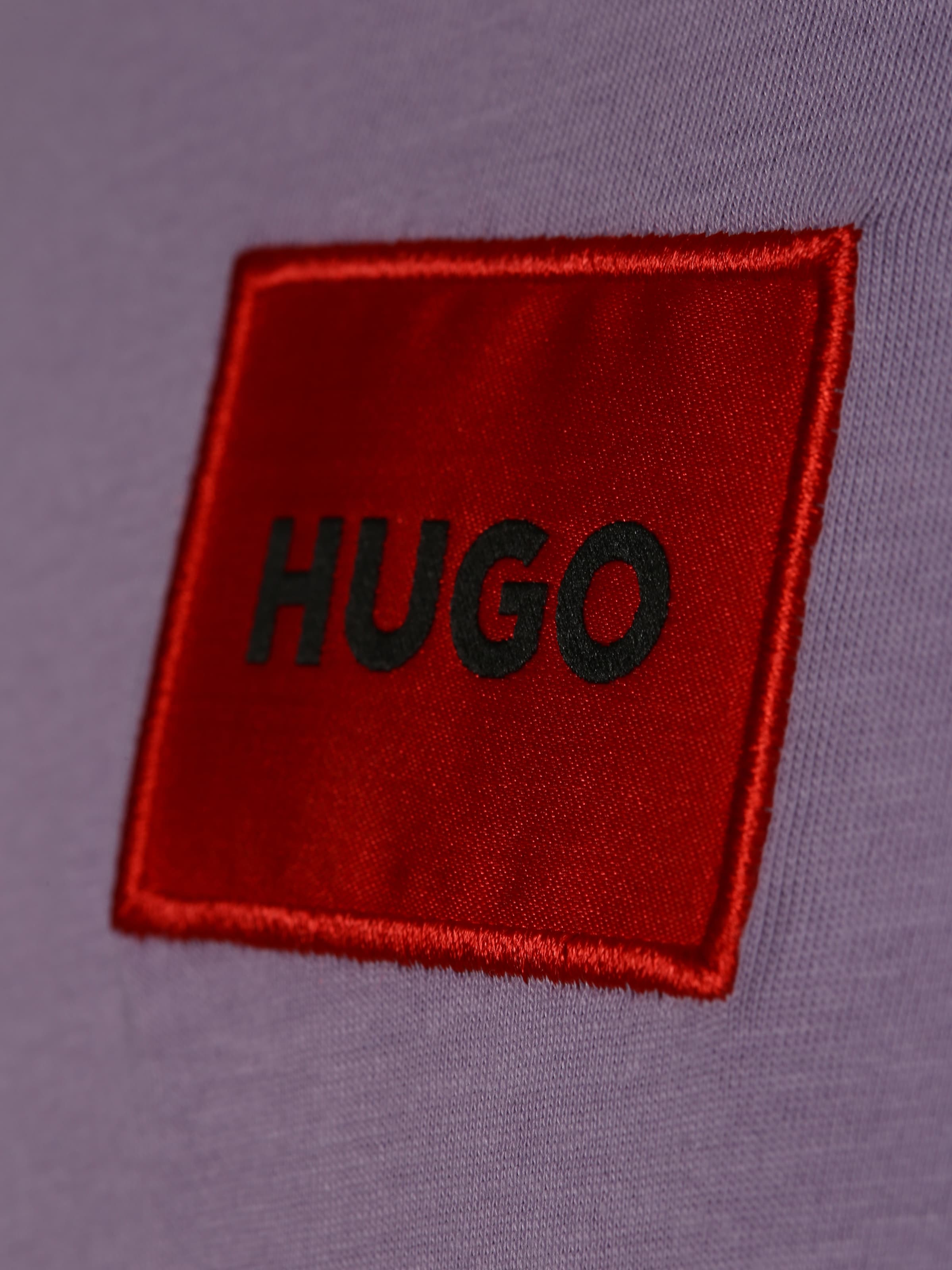 Männer Shirts HUGO T-Shirt 'Diragolino' in Lavendel - VC40077