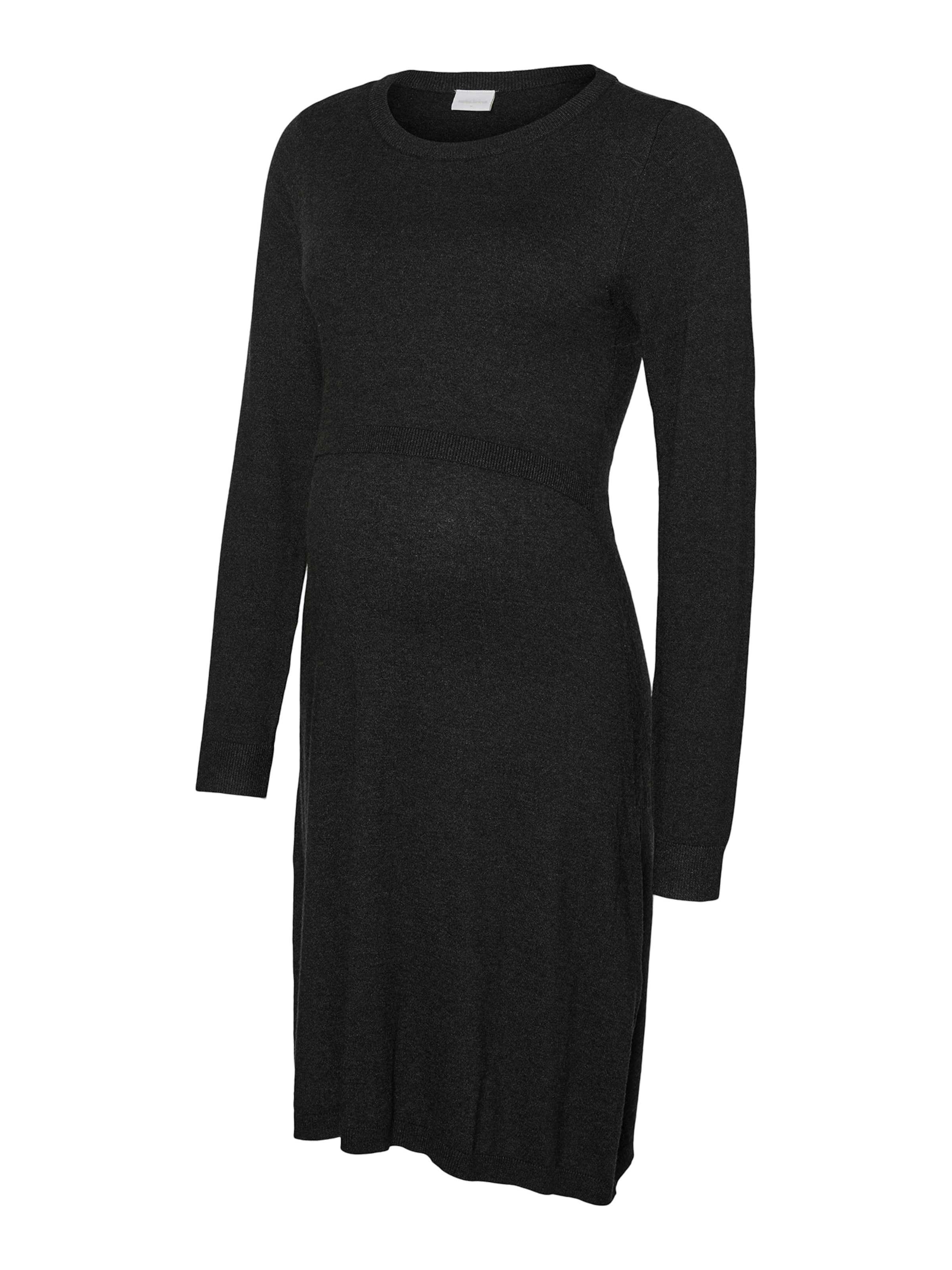 MAMALICIOUS Knit dress 'MLMONICA JUNE' in Grey: front