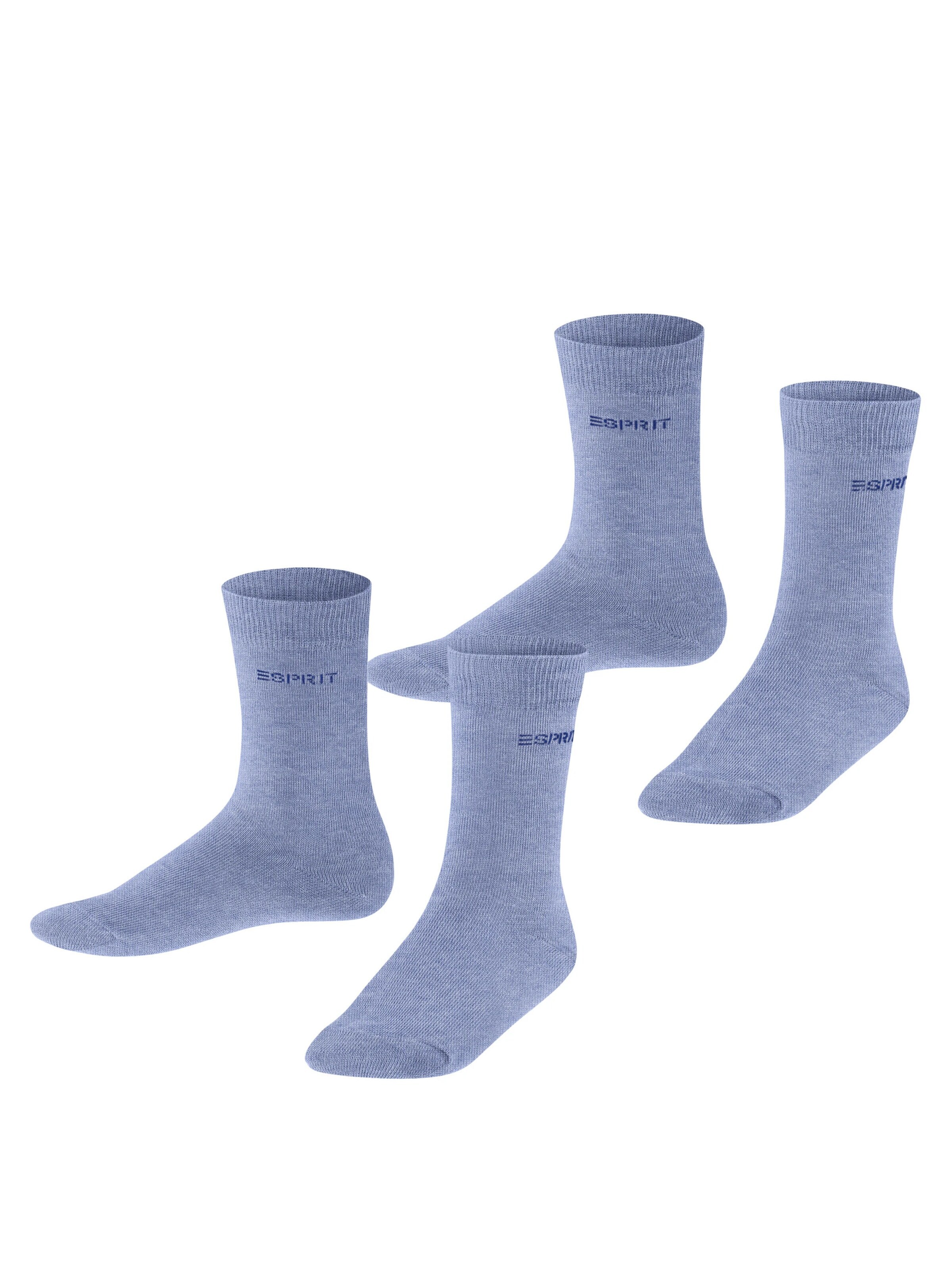 ESPRIT Socken 'Foot Logo 2-Pack'‌‌‌‌ in Blau: Vorderseite