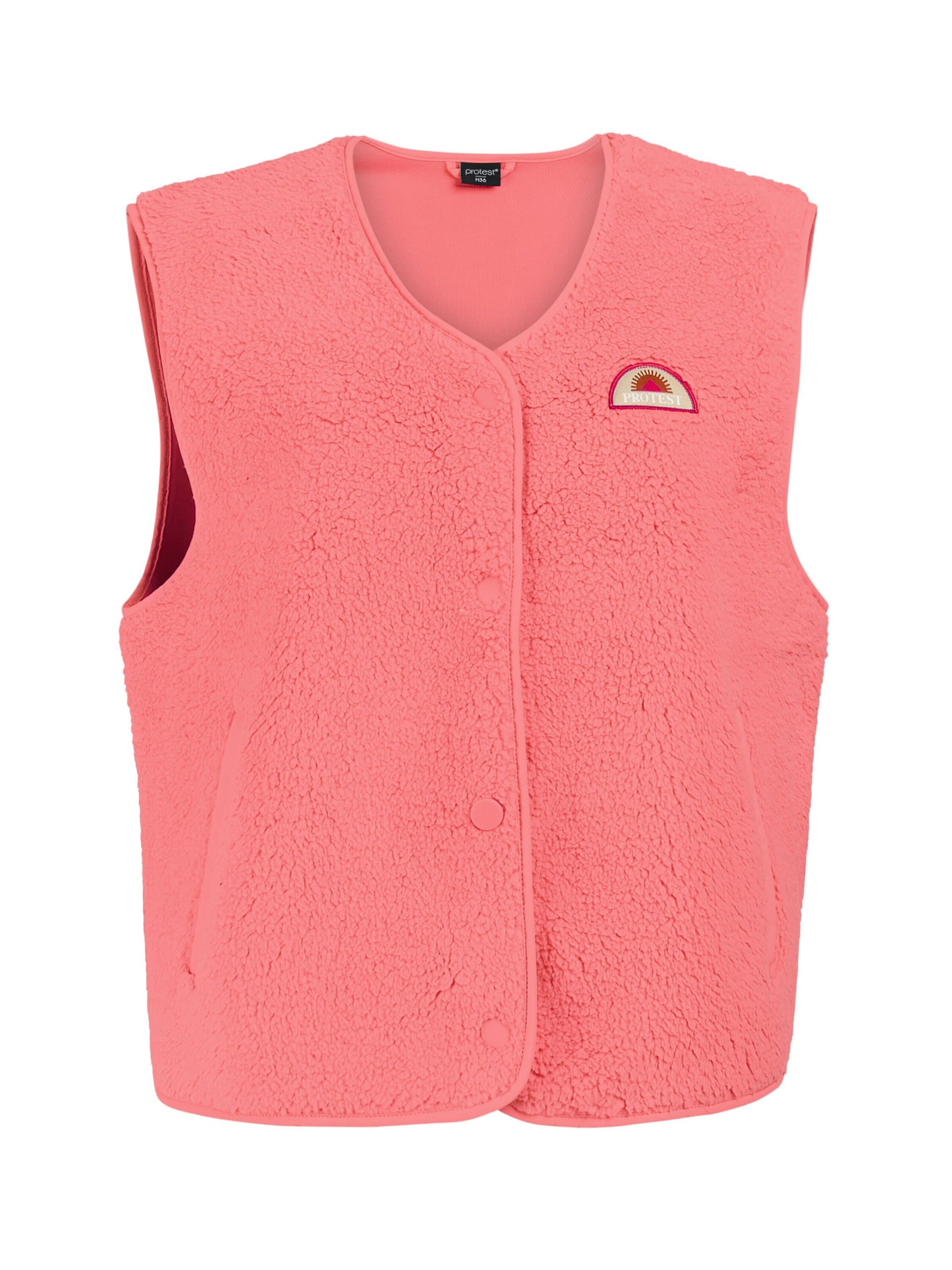 Gilet 'PRTFranny' PROTEST en rose : devant