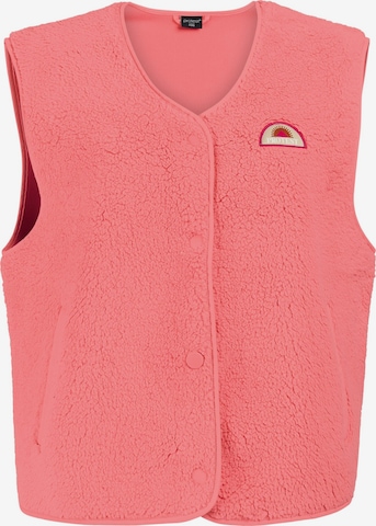 Gilet 'PRTFranny' PROTEST en rose : devant