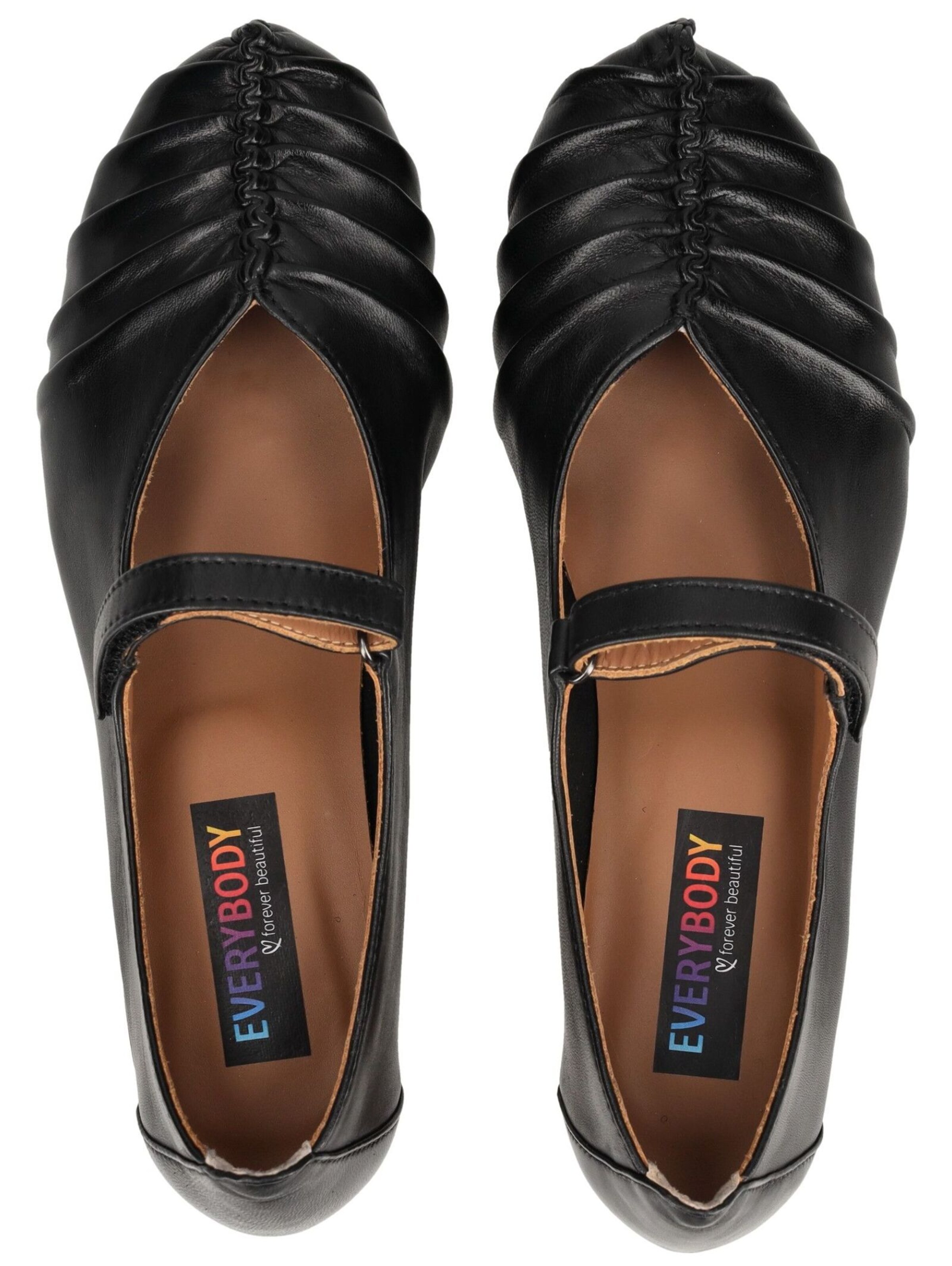 Everybody Riemchenballerina in Schwarz