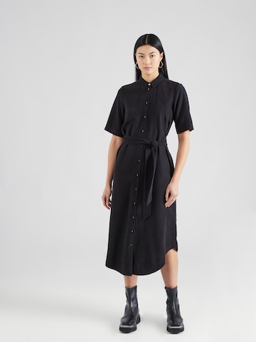 NÜMPHKošulja haljina 'PILEA' - crna boja: prednji dio