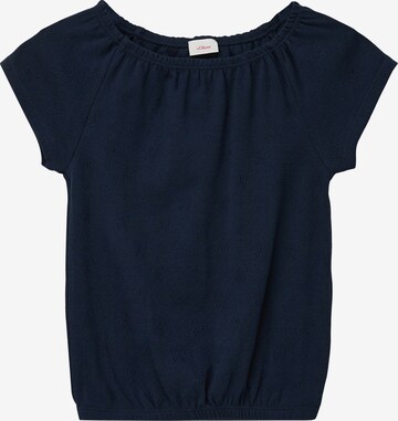 s.Oliver Shirt in Blauw: voorkant