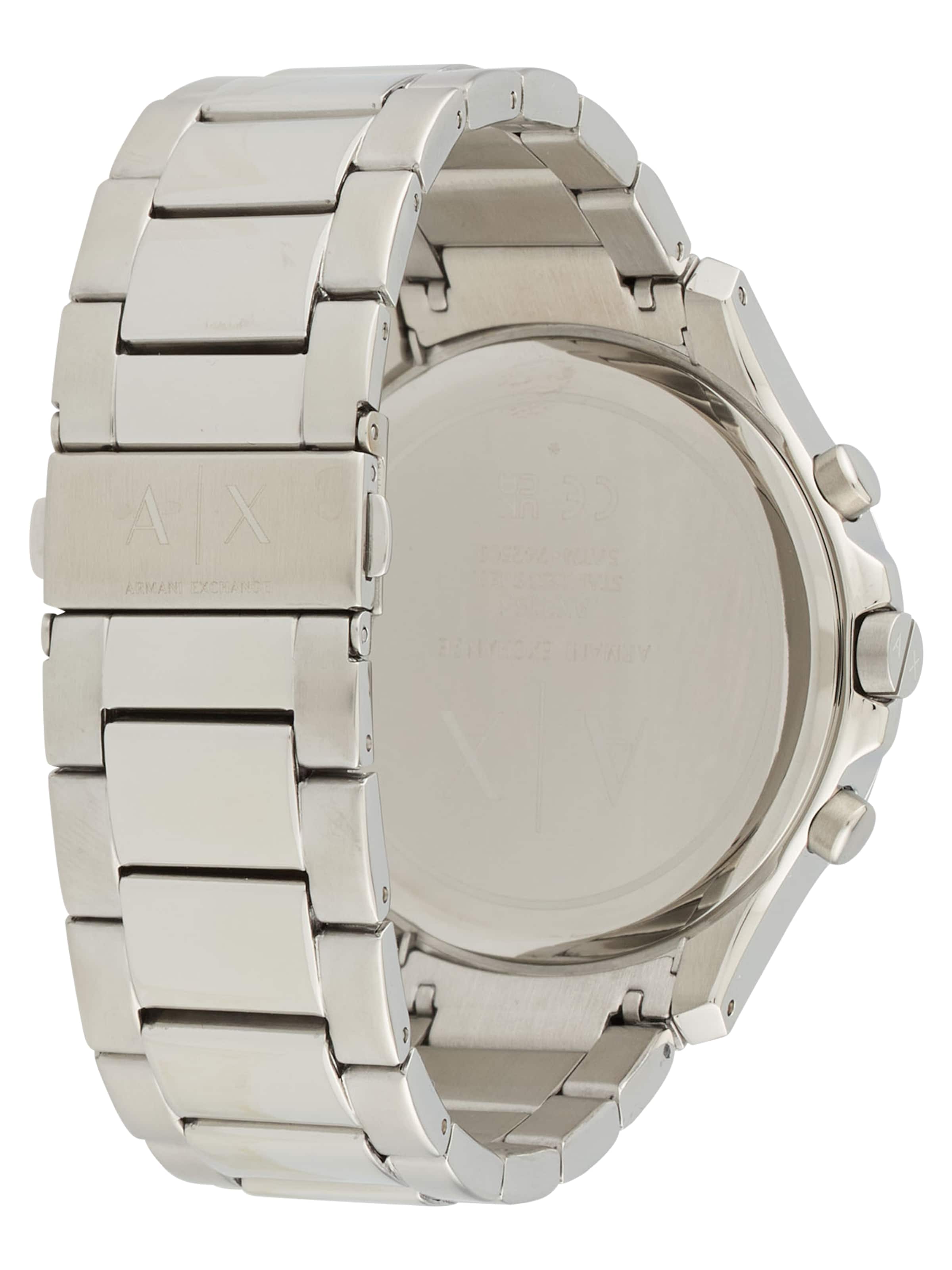 ARMANI EXCHANGE Analogna ura | srebrna barva: zadnja stran