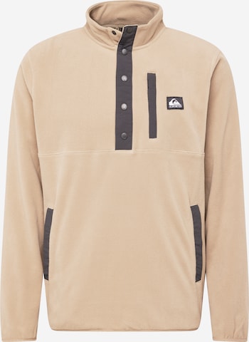 Pull-over de sport 'NO DESTINATION 2' QUIKSILVER en beige : devant