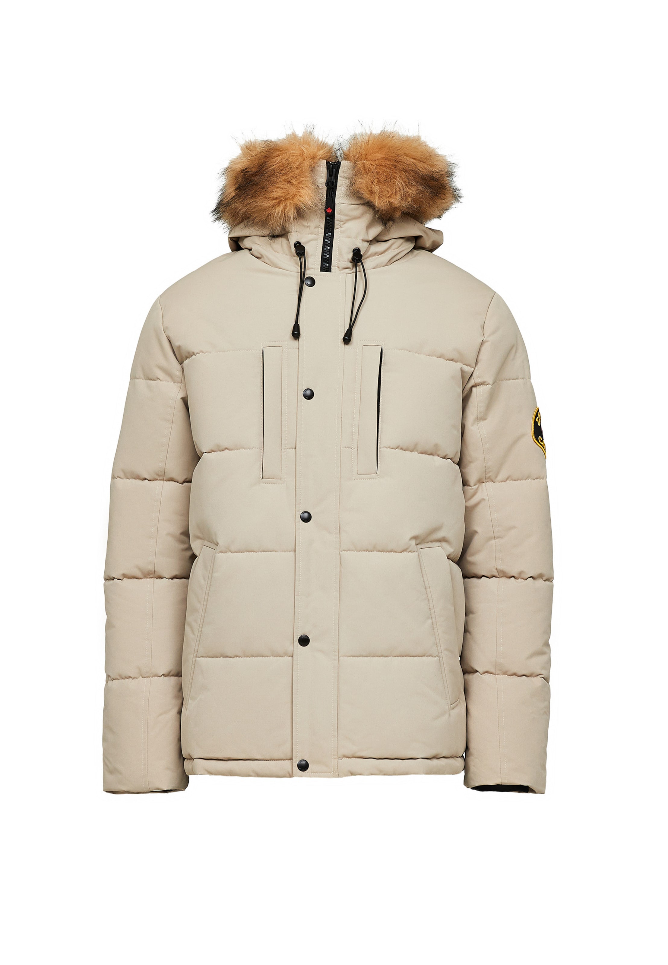 Zavetti Canada Kurtka zimowa 'Oshawa 2.0' w kolorze beżowy: przód