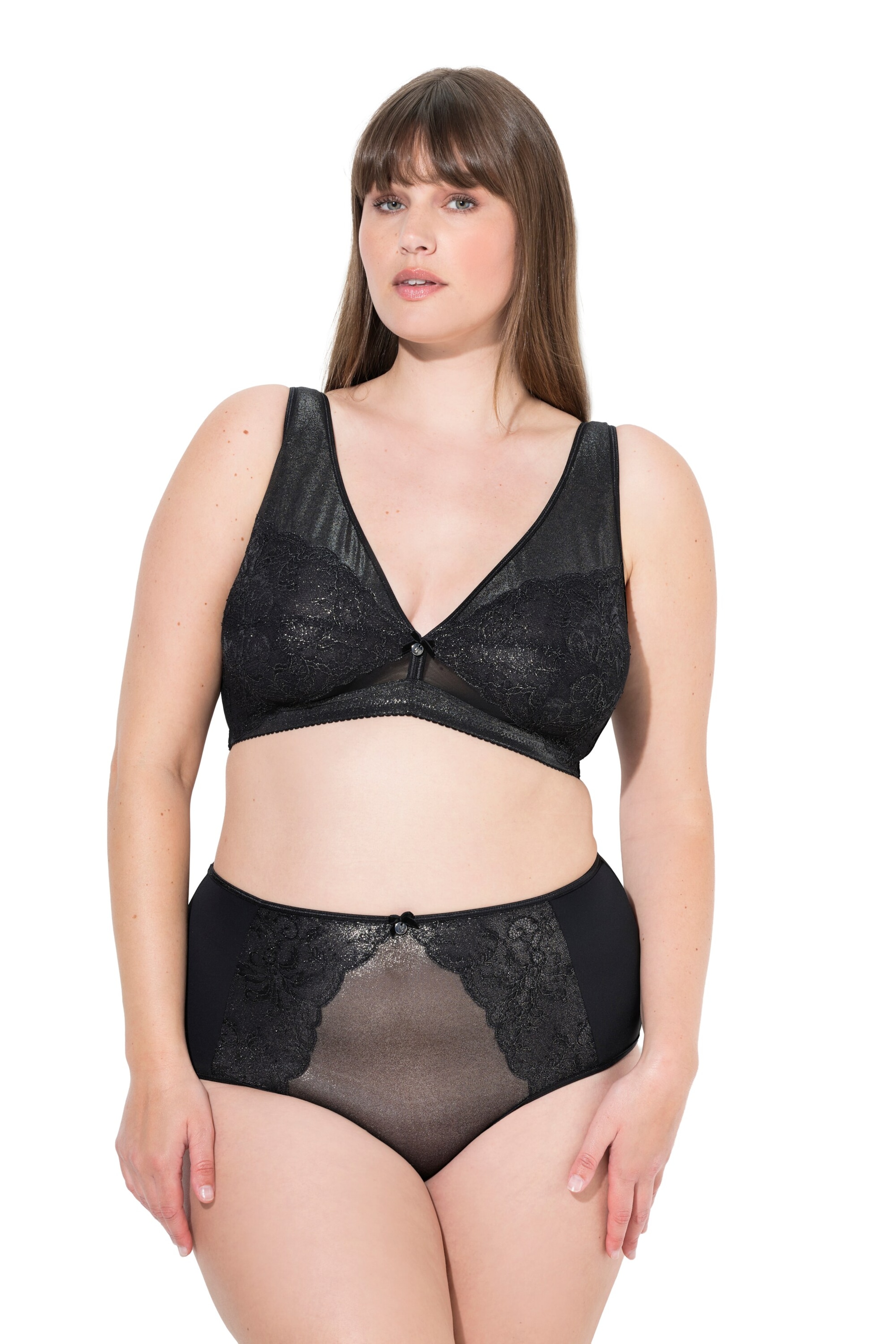 Ulla Popken Slip in Schwarz: Vorderseite