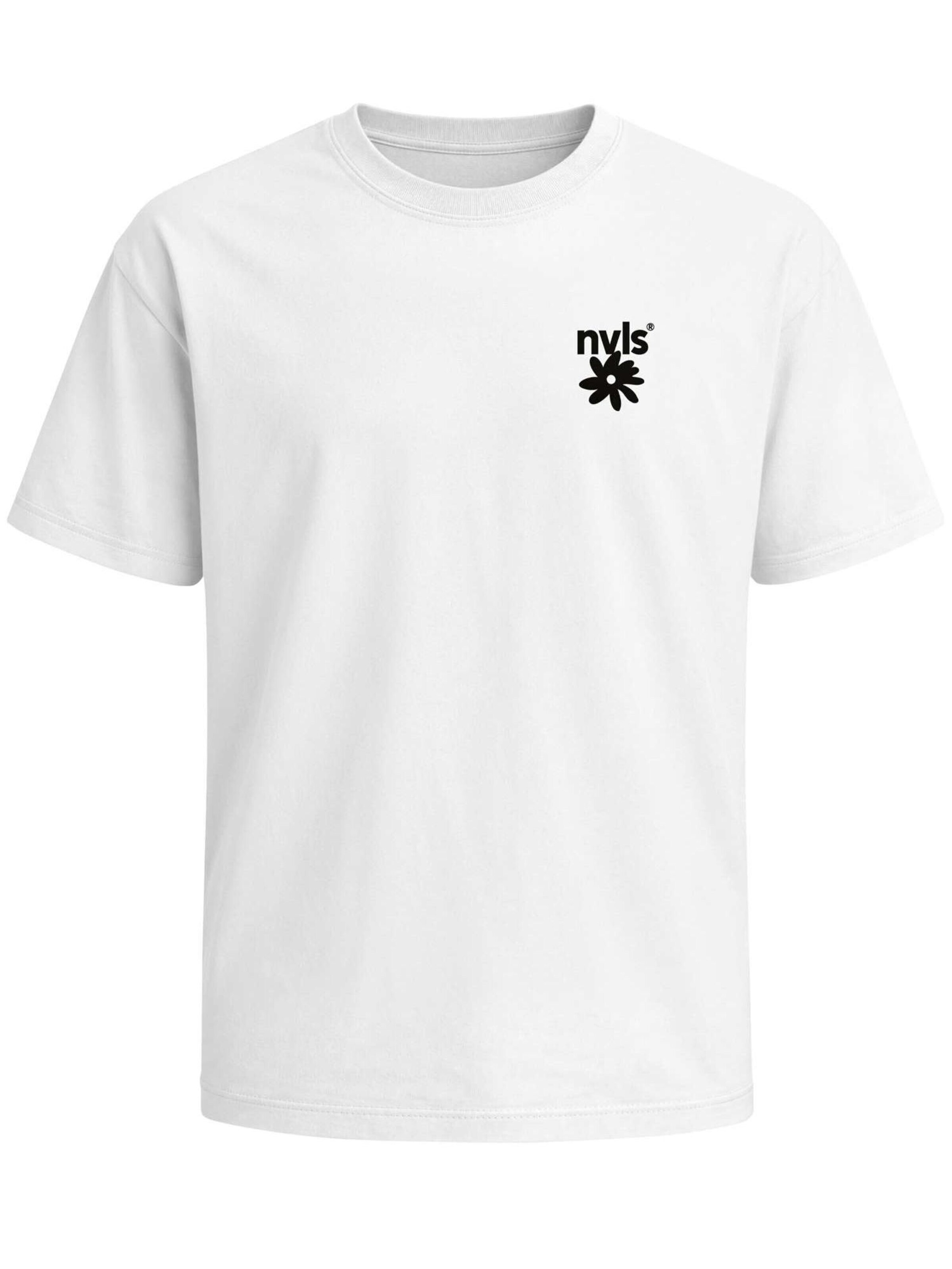 Neverless Shirt 'Artstudio Flowers' in White: front