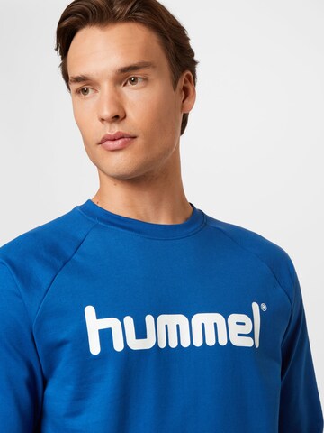 Hummel Sportovní mikina – modrá