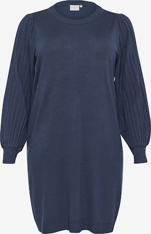 Robe 'Jessie' KAFFE CURVE en bleu : devant