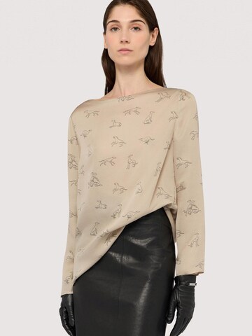 Trussardi - Blusa en beige: frente