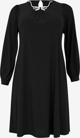 Yoek Dress ' mit Schleife ' in Black: front