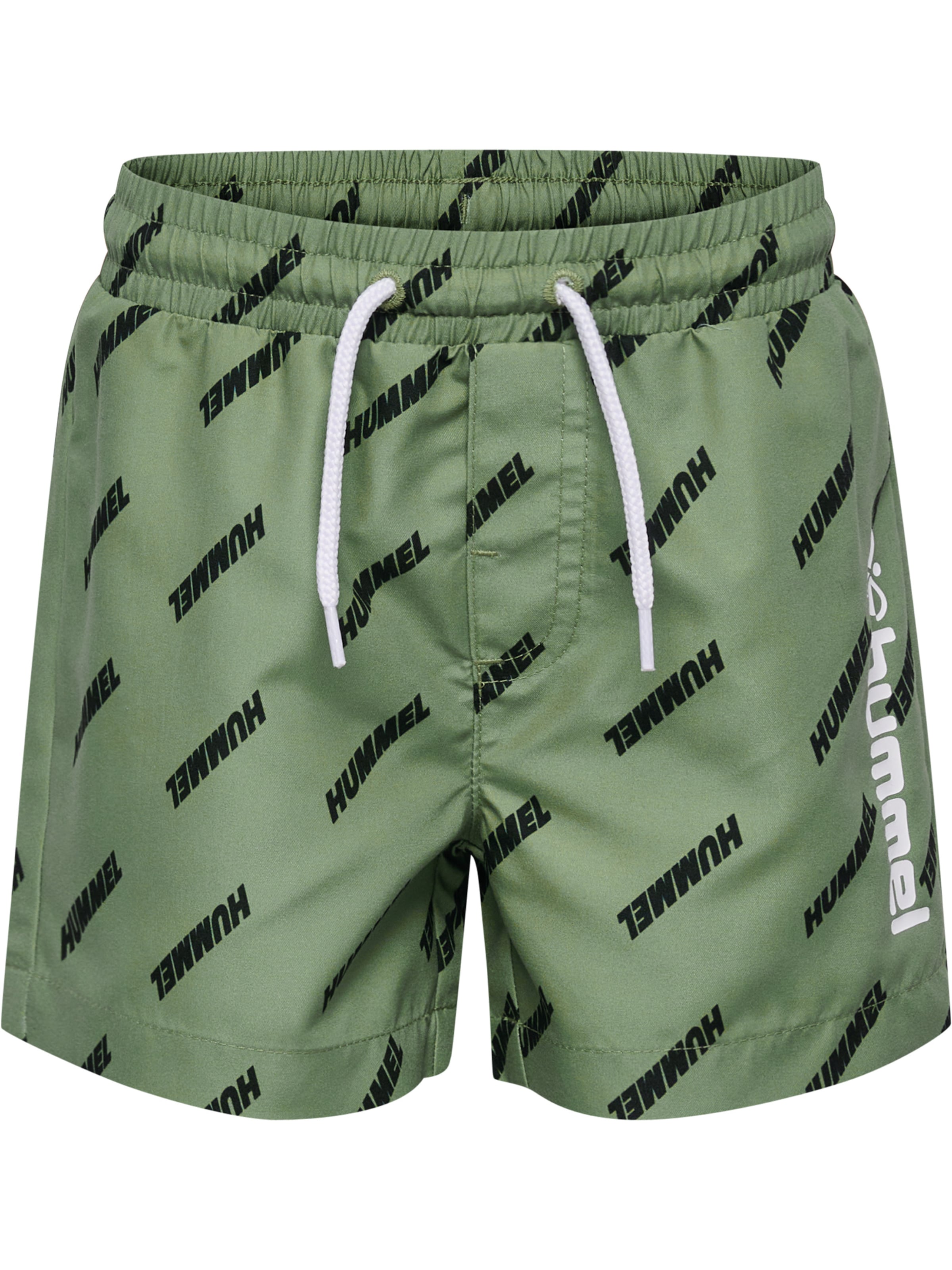 Hummel Boardshorts 'Chill' in Grün: Vorderseite