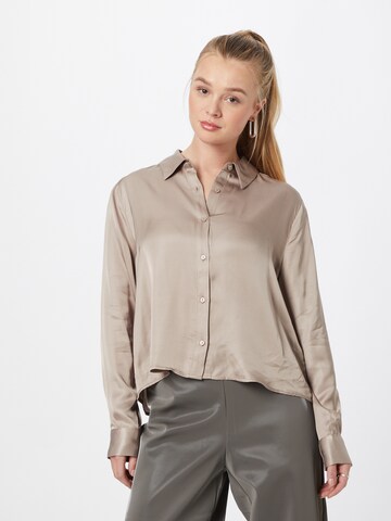 modström Blouse 'Beate' in Beige: voorkant