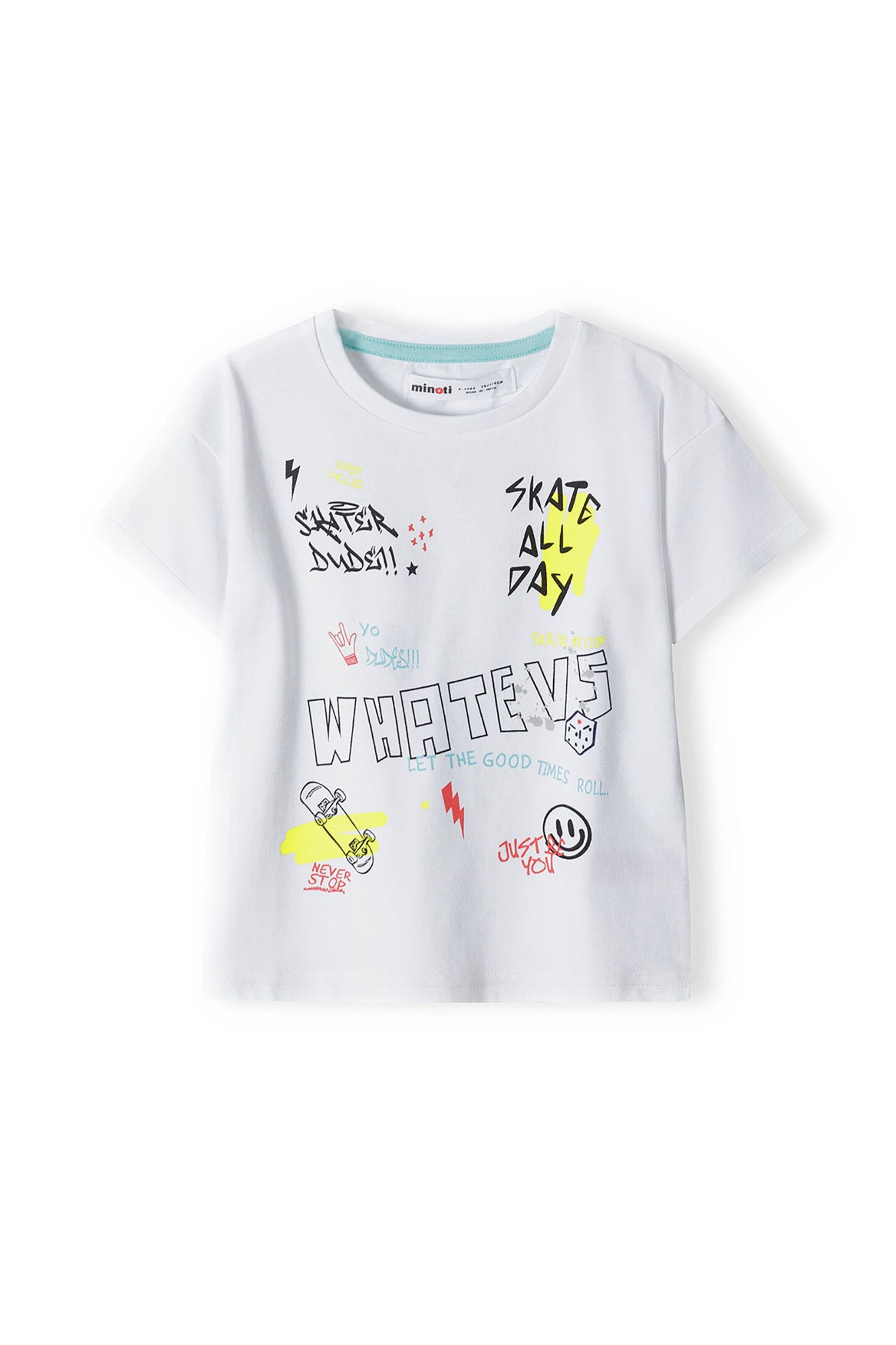 T-Shirt MINOTI en blanc : devant