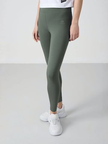 Tommy LifeSkinny Tajice 'Gamaschen' - zelena boja