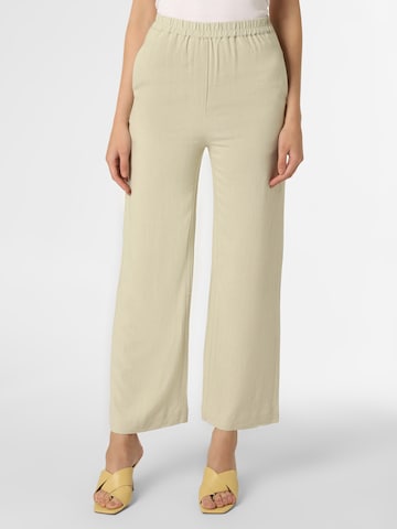 EDITED Wide leg Pants 'Benja' in Green: front