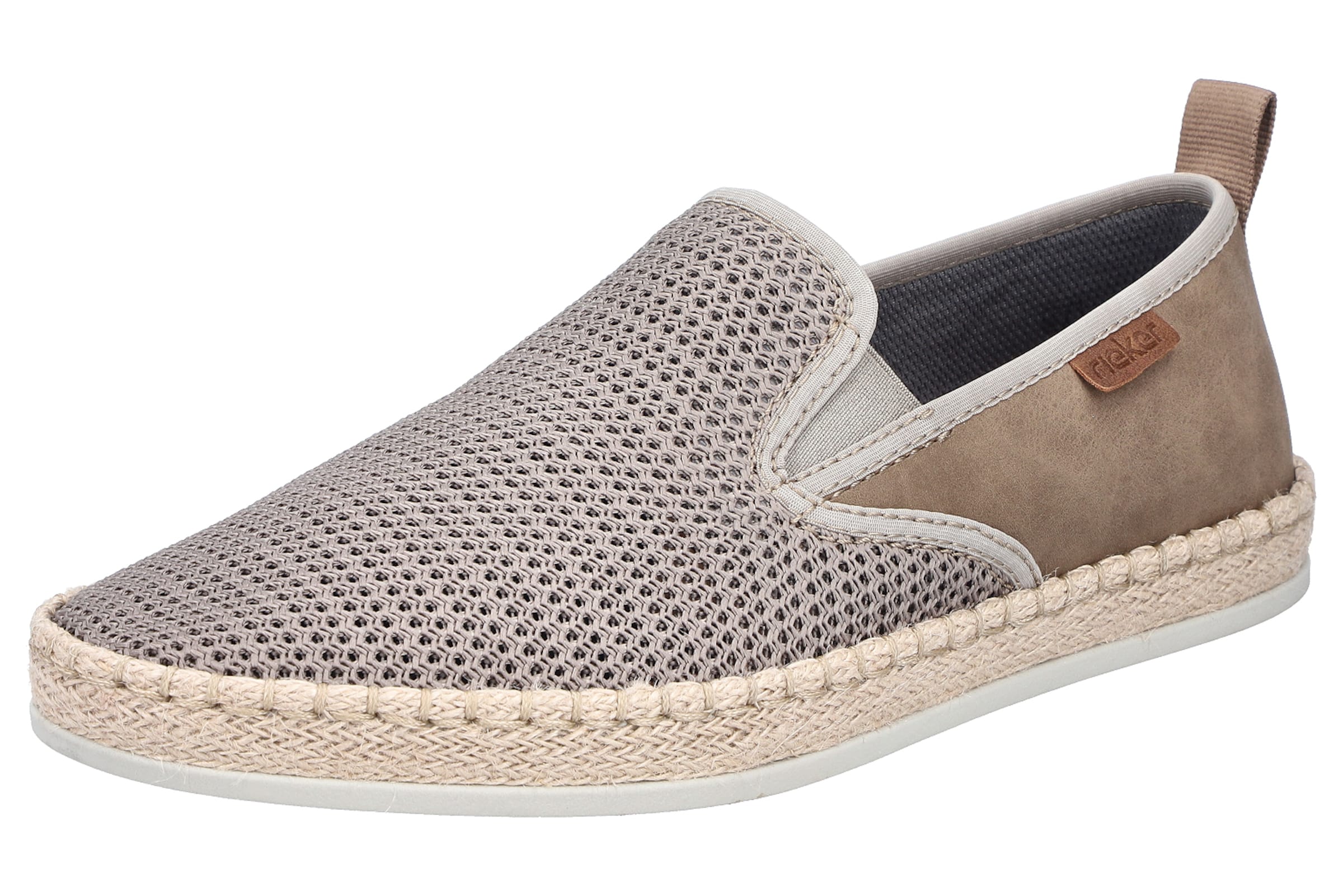 Chaussure basse Rieker en beige : devant