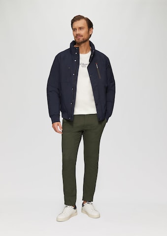 Coupe slim Pantalon chino 'Austin' s.Oliver en vert