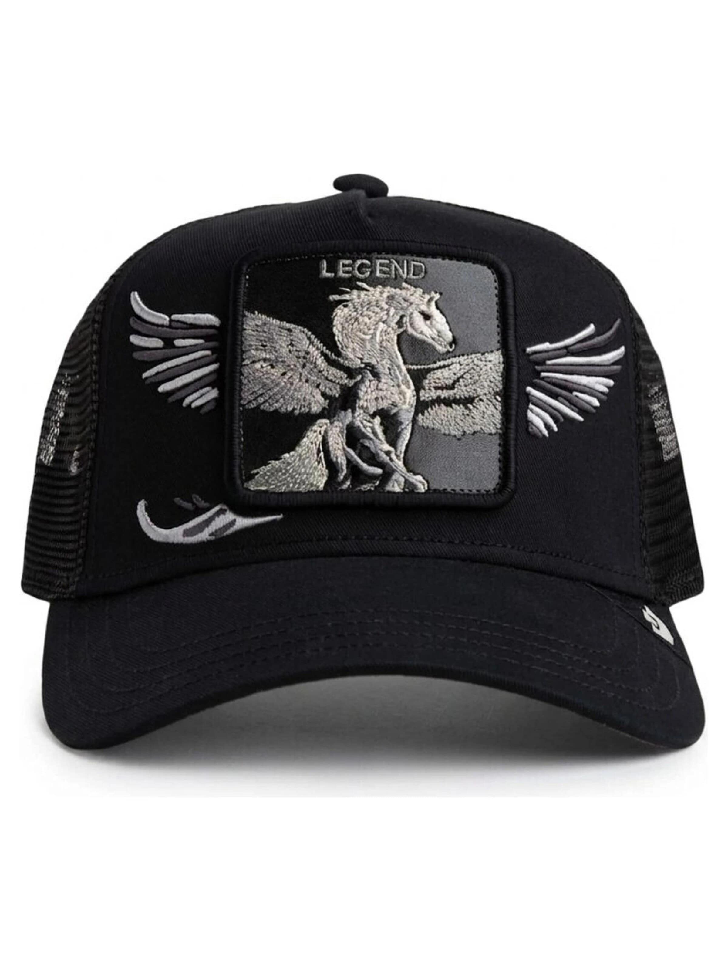GOORIN Bros. - Boné 'Gorra goorin bros negra pegaso wings legend trucker cap' em preto: frente