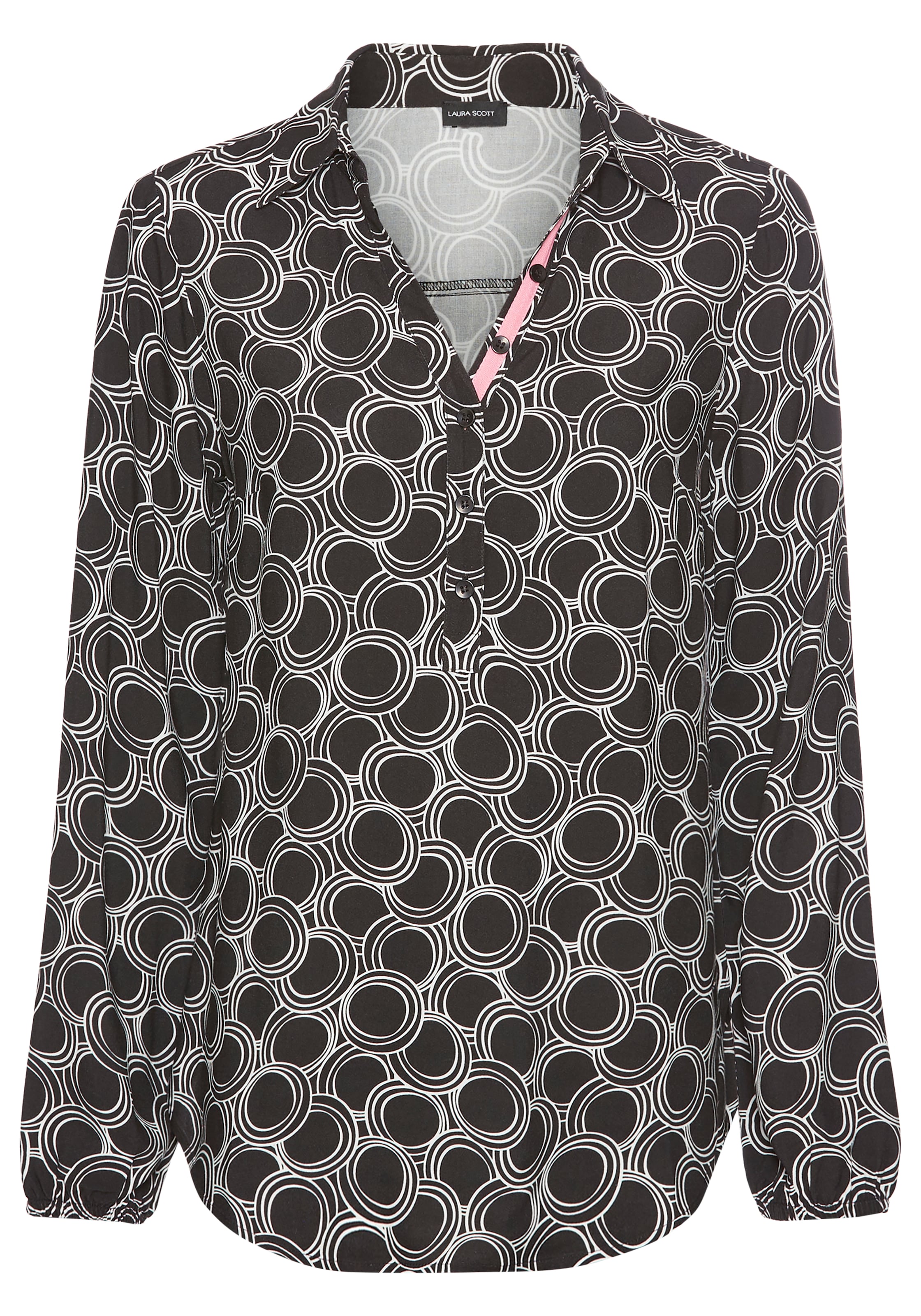 LAURA SCOTT Bluse in Schwarz: Vorderseite