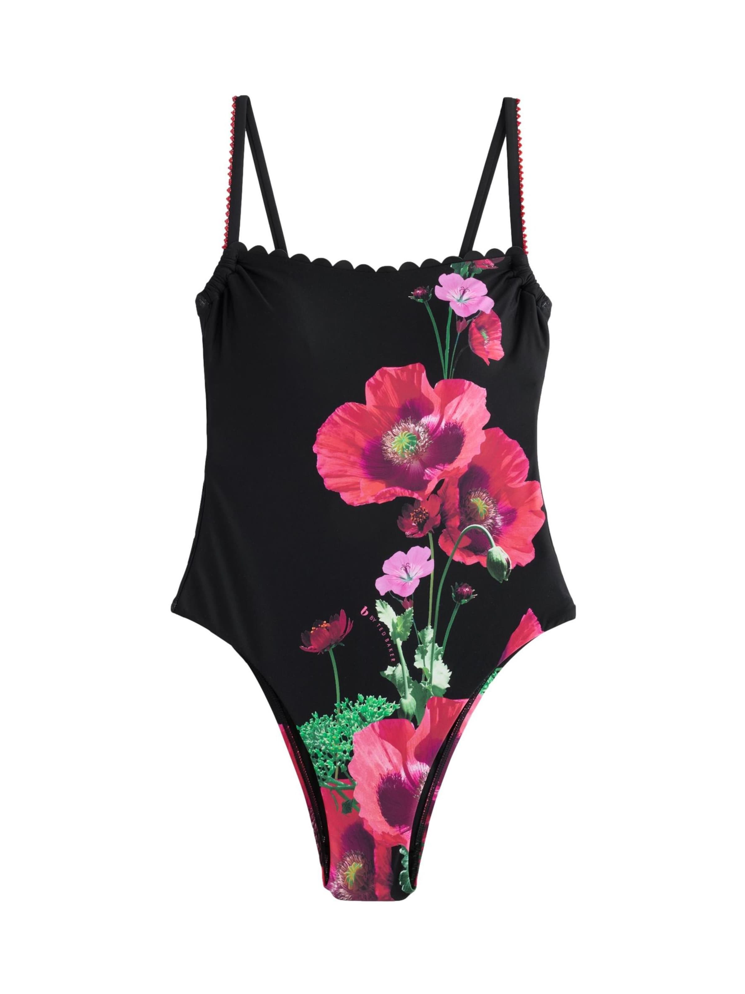 B by Ted BakerBustier Kupaći kostim za oblikovanje - crna boja: prednji dio